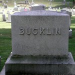 Bucklin Gravestone at Maple Street Cemetery