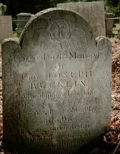 Gravestone of Joseph Bucklin 4th