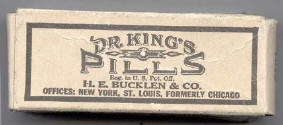 Dr. King's Pills, H.E. Bucklin & Co.