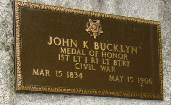 John K. Bucklyn Plaque